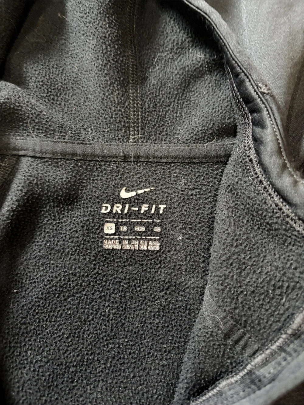 Nike Black Full-Zip Hooded Sweatshirt